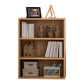 Contemporary Engineered Wood Book Shelf Closed Back Shelf Bookcase for Study Room 23.6"L x 11.8"W x 35.4"H Natural Clearhalo 'Bookcases' 'furn' 'furn_bookcases' 'Furniture' 'Office Furniture' 5902262