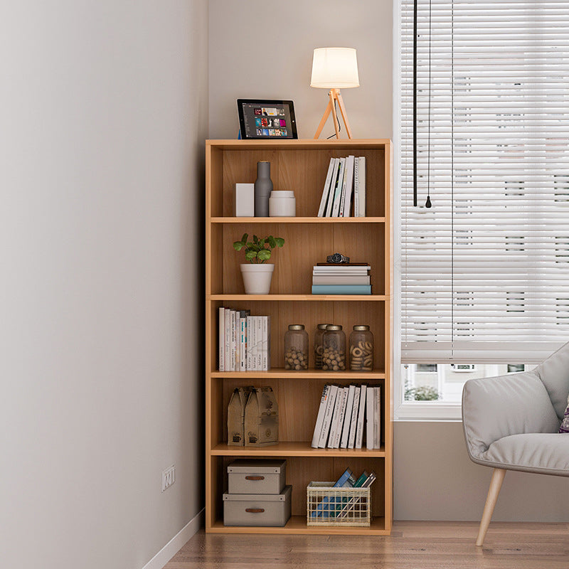 Contemporary Engineered Wood Book Shelf Closed Back Shelf Bookcase for Study Room Clearhalo 'Bookcases' 'furn' 'furn_bookcases' 'Furniture' 'Office Furniture' 5902267