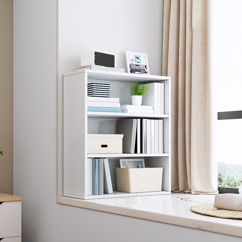 Libreria moderna in legno ingegnerizzato libreria verticale standard in bruncio