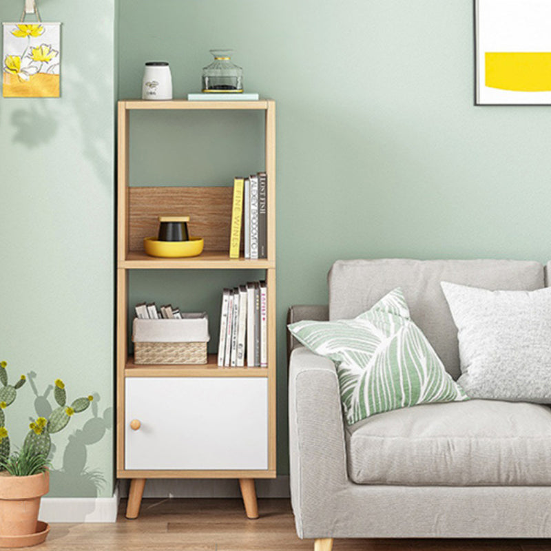 Engineered Wood Standard Bookshelf Matte Finish Shelf Bookcase with Doors Clearhalo 'Bookcases' 'furn' 'furn_bookcases' 'Furniture' 'Office Furniture' 5902451