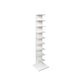 Contemporary Vertical Wooden Book Shelf Closed Back Home Shelf Bookcase