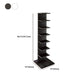 Contemporary Vertical Wooden Book Shelf Closed Back Home Shelf Bookcase