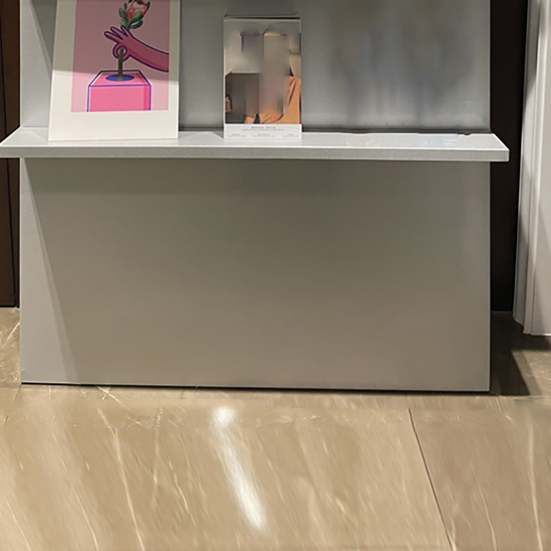 3 estanterías de estantería de metal en estantería incluye estantería en blanco y plata