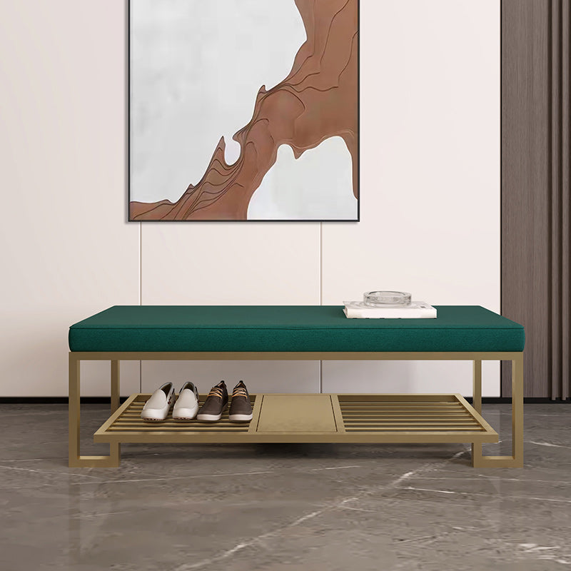 Modern Solid Color Bench Upholstered Entryway Bench with Storage Clearhalo 'Benches' 'Chairs & Seating' 'furn' 'furn_benches' 'Furniture' 'Living Room Furniture' 5902568