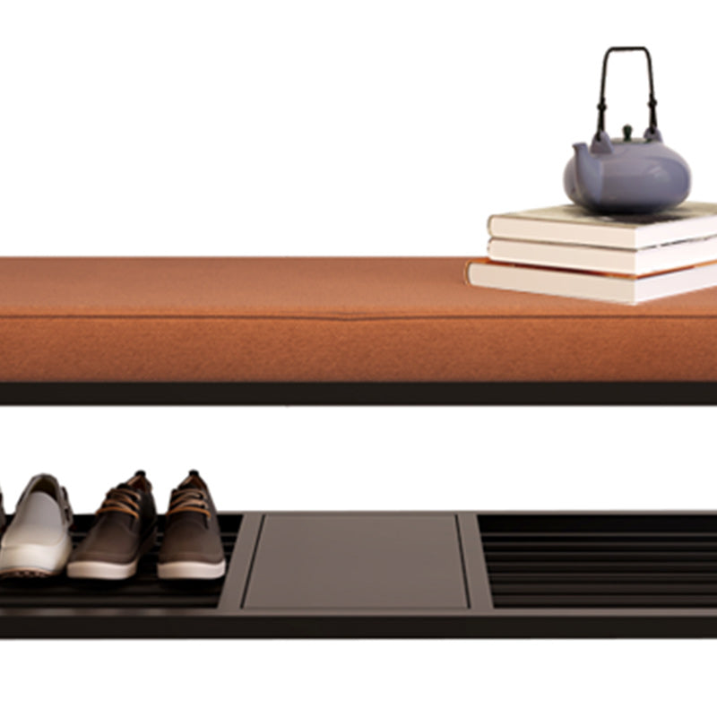 Modern Solid Color Bench Upholstered Entryway Bench with Storage Clearhalo 'Benches' 'Chairs & Seating' 'furn' 'furn_benches' 'Furniture' 'Living Room Furniture' 5902574