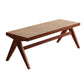 15 Inch Wide Modern Entryway Bench Wood Seating Bench with Legs Walnut Clearhalo 'Benches' 'Chairs & Seating' 'furn' 'furn_benches' 'Furniture' 'Living Room Furniture' 5902609