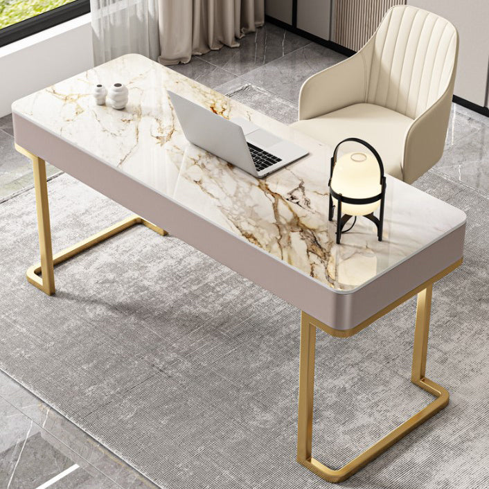 Scrivania della gestione della gestione dei cavi con cassetti da scrivania da scrivania per casa