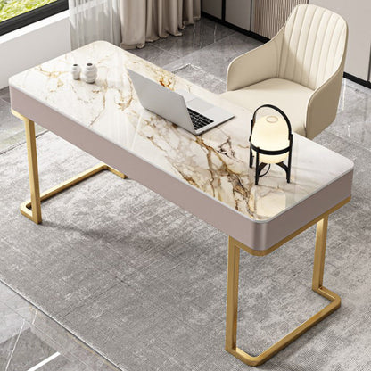 Scrivania della gestione della gestione dei cavi con cassetti da scrivania da scrivania per casa