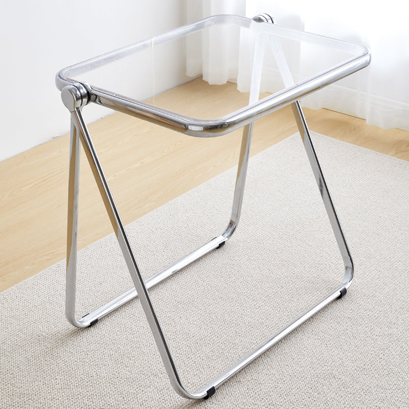 Vouwend acryl rechthoekige schrijfbureau moderne vergaderbureau voor thuis