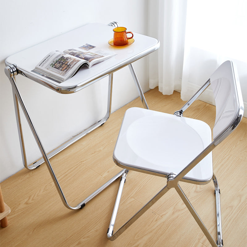 Vouwend acryl rechthoekige schrijfbureau moderne vergaderbureau voor thuis