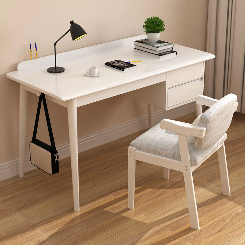 Parsons Modern Rubberwood Office Desk Solid Wood Writing Desk voor huis
