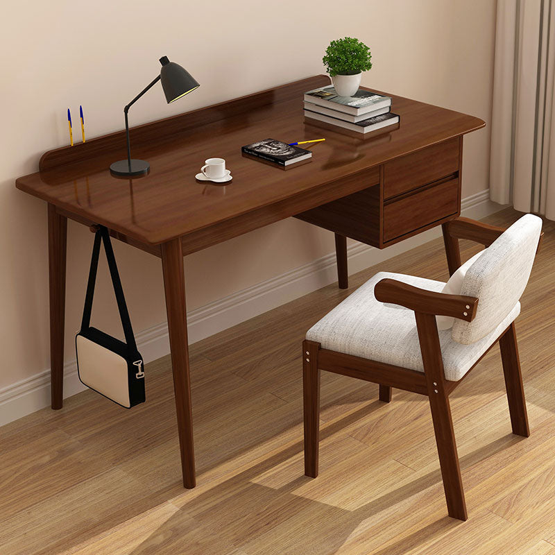 Parsons Modern Rubberwood Office Desk Solid Wood Writing Desk voor huis