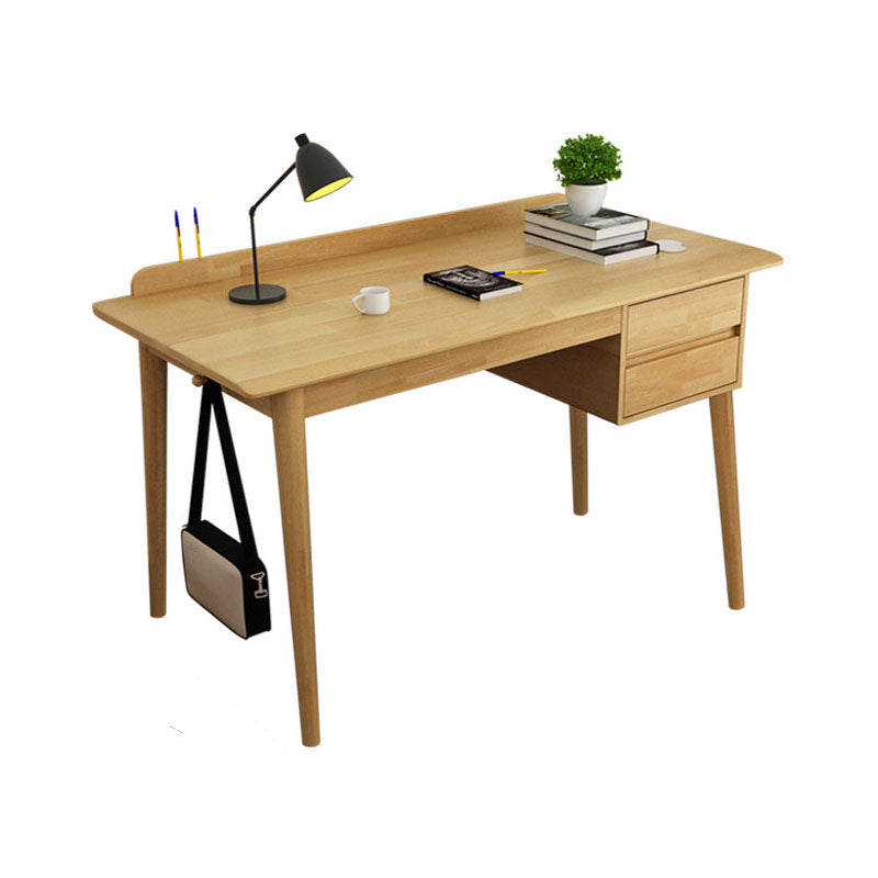 Parsons Modern Rubberwood Office Desk Solid Wood Writing Desk voor huis