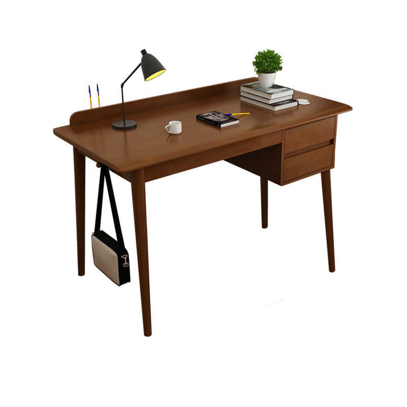 Parsons Modern Rubberwood Office Desk Solid Wood Writing Desk voor huis