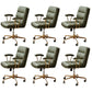 Contemporary Adjustable Executive Chair Leather Office Chair