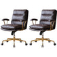 Contemporary Adjustable Executive Chair Leather Office Chair