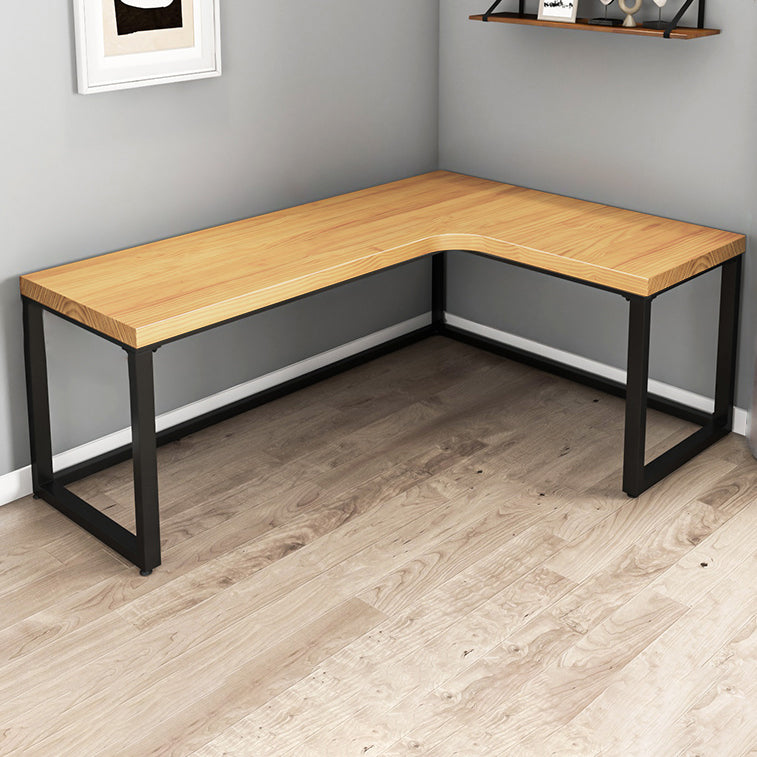 Industrial Solid Wood L-Shape Writing Desk Meeting Desk for Office Clearhalo 'furn' 'furn_office_desk' 'Furniture' 'Office Desks' 'Office Furniture' 'office_desk' 5903028