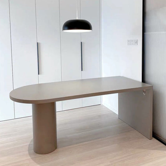 Tavolo da bar in stile moderno da bar in legno massiccio con doppio piedistallo