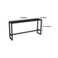 Black Sintered Stone Bar Table Dining Table for Kitchen Living Room Coffee Room Clearhalo 'Bar Furniture' 'Bar Tables' 'bar_tables' 'furn' 'furn_bar_tables' 'Furniture' 'Kitchen & Dining Furniture' 5903203