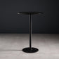 41.3"H Modern Pub Table Solid Wood Bar Height Round Bar Table Black Black Without Chairs Clearhalo 'Bar Furniture' 'Bar Tables' 'bar_tables' 'furn' 'furn_bar_tables' 'Furniture' 'Kitchen & Dining Furniture' 5903287