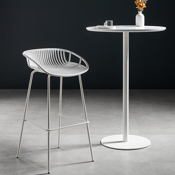 41.3"H Modern Pub Table Solid Wood Bar Height Round Bar Table Clearhalo 'Bar Furniture' 'Bar Tables' 'bar_tables' 'furn' 'furn_bar_tables' 'Furniture' 'Kitchen & Dining Furniture' 5903294