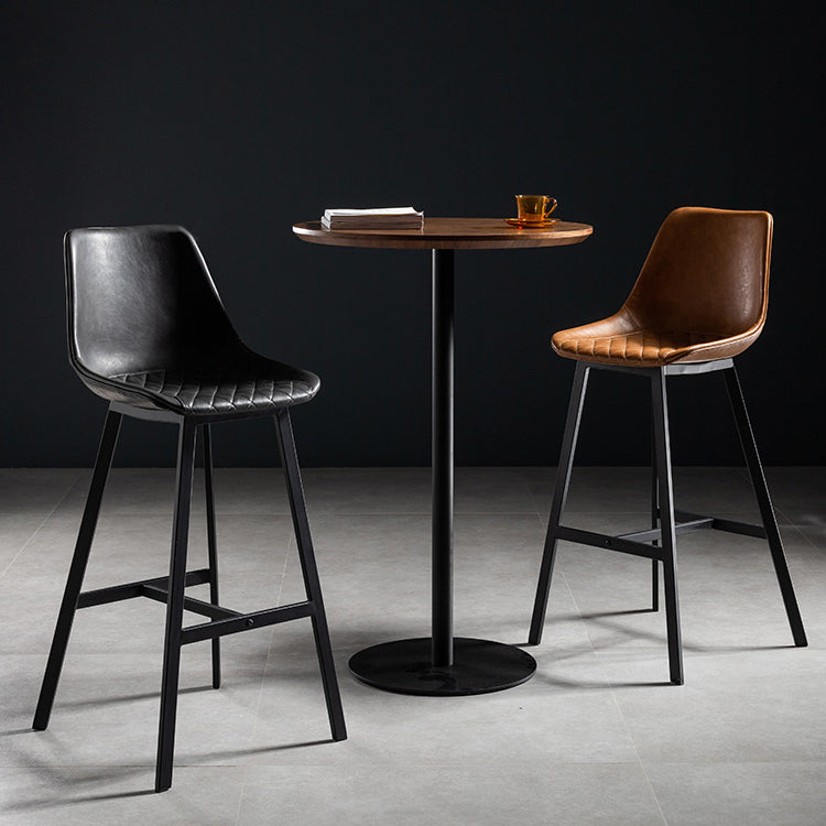 41.3"H Modern Pub Table Solid Wood Bar Height Round Bar Table Clearhalo 'Bar Furniture' 'Bar Tables' 'bar_tables' 'furn' 'furn_bar_tables' 'Furniture' 'Kitchen & Dining Furniture' 5903295