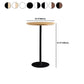 41.3"H Modern Pub Table Solid Wood Bar Height Round Bar Table Clearhalo 'Bar Furniture' 'Bar Tables' 'bar_tables' 'furn' 'furn_bar_tables' 'Furniture' 'Kitchen & Dining Furniture' 5903296