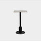 Industrial Style Bar Table Stone Pedestal Base Bar Dining Table for Indoor