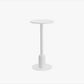 Industrial Style Bar Table Stone Pedestal Base Bar Dining Table for Indoor
