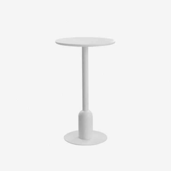 Industrial Style Bar Table Stone Pedestal Base Bar Dining Table for Indoor