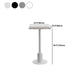 Industrial Style Bar Table Stone Pedestal Base Bar Dining Table for Indoor