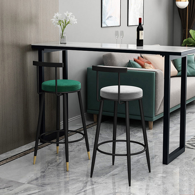 Siège rond tabouret de comptoir rembourré Bar sans bras industriel chai