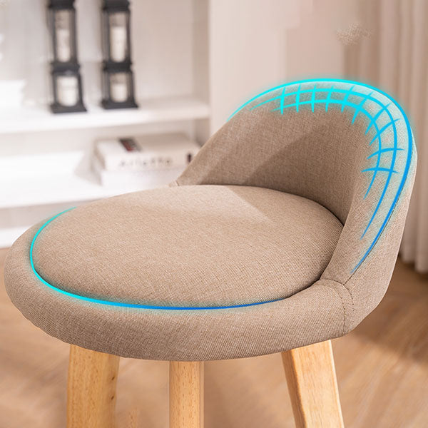 Bassa posteriore senza braccio sgabello moderno sedia sedile sedile con poggiapiedi