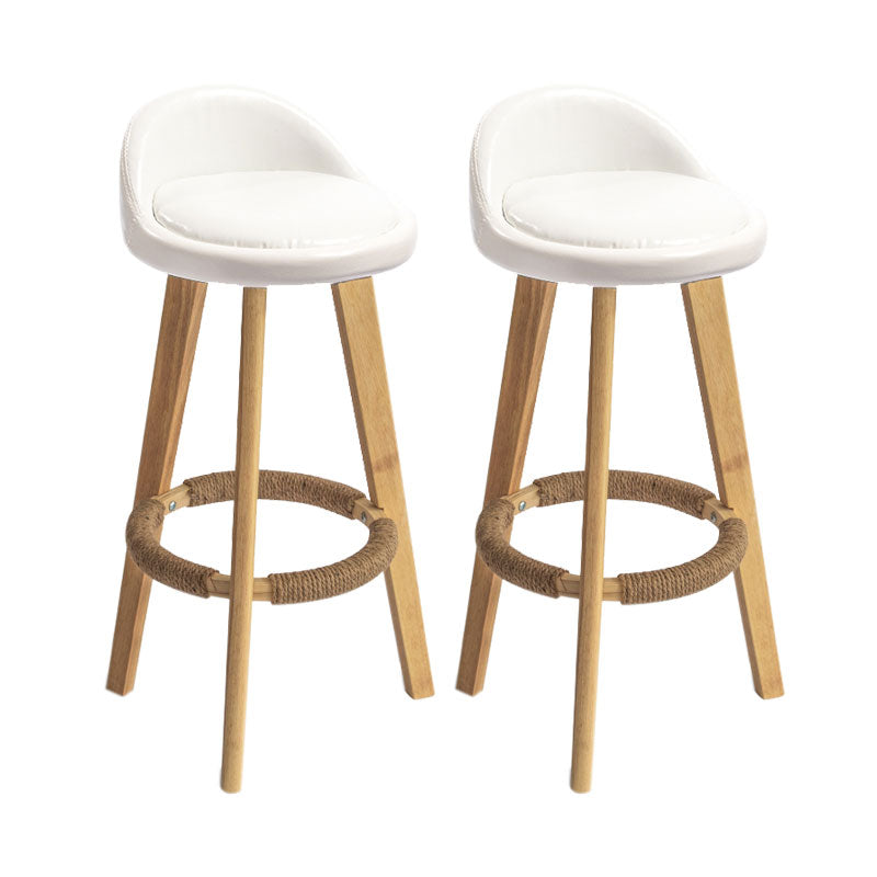 Bassa posteriore senza braccio sgabello moderno sedia sedile sedile con poggiapiedi