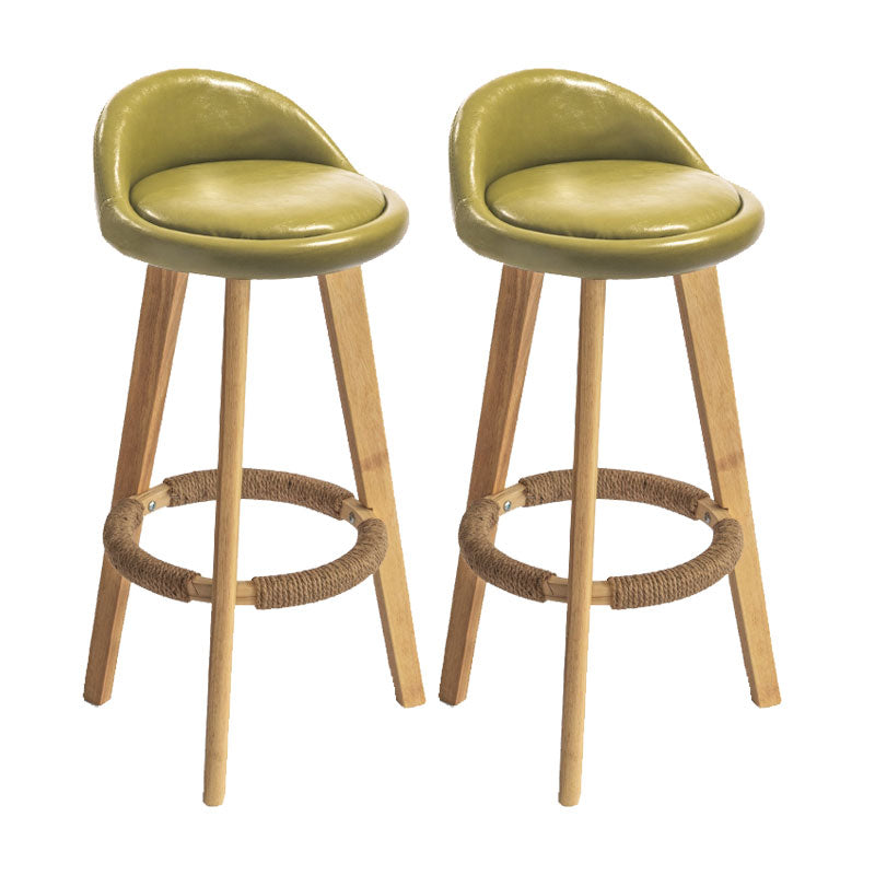 Bassa posteriore senza braccio sgabello moderno sedia sedile sedile con poggiapiedi