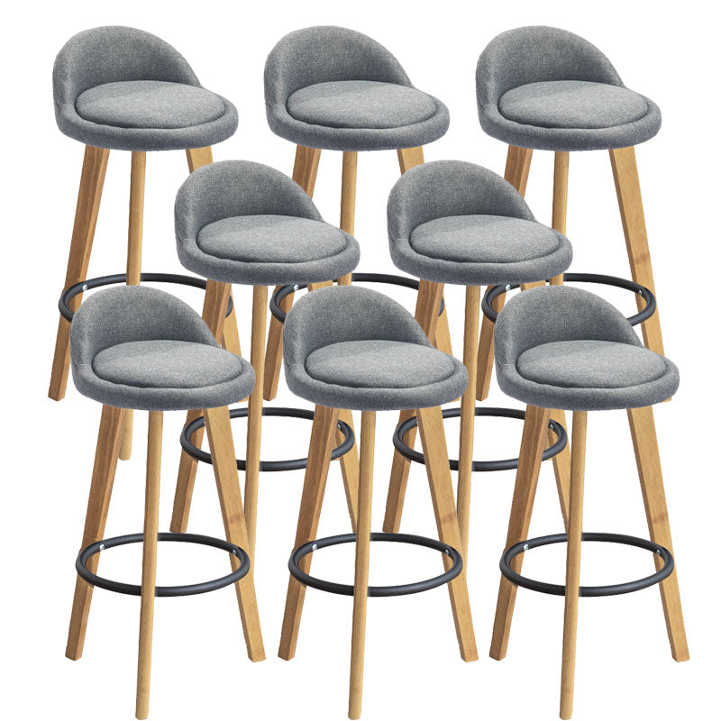 Bassa posteriore senza braccio sgabello moderno sedia sedile sedile con poggiapiedi