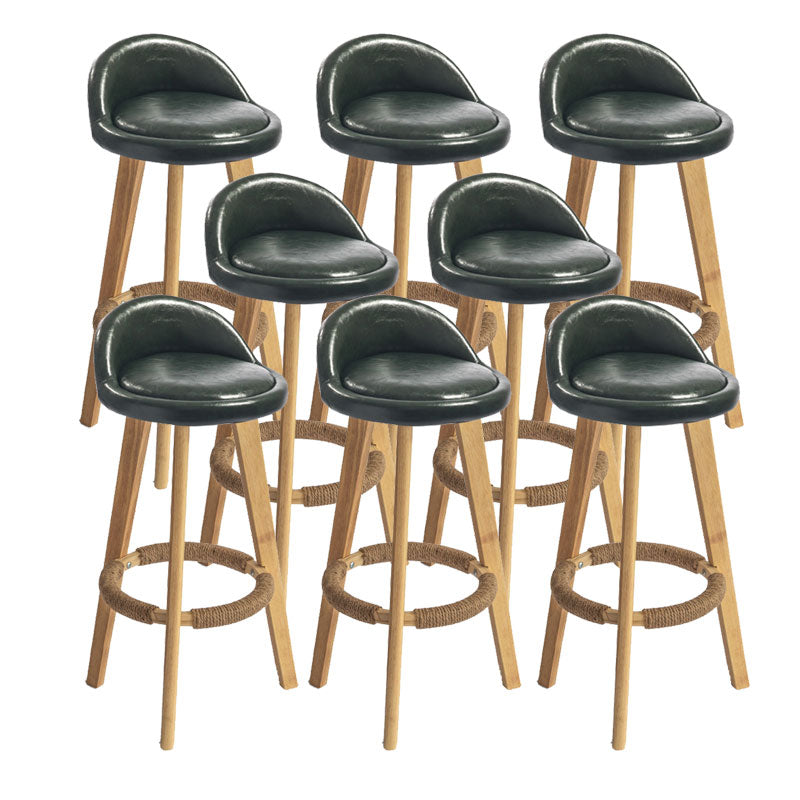 Bassa posteriore senza braccio sgabello moderno sedia sedile sedile con poggiapiedi