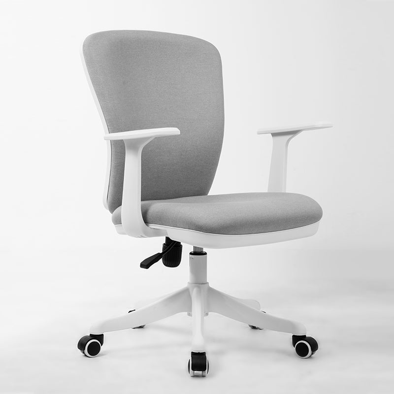 Sedia da conferenza imbottita con ruote per sedia da ufficio contemporanea da 24 "W