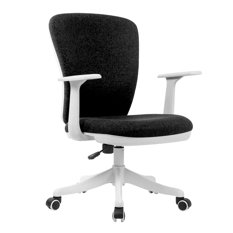 Sedia da conferenza imbottita con ruote per sedia da ufficio contemporanea da 24 "W