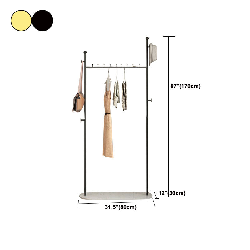 Modern Entryway Kit Metal Free Standing 5 or More Entry Hall Tree Clearhalo 'Entry & Mudroom Furniture' 'furn' 'furn_hall_tree_coat_racks' 'Furniture' 'Hall Trees & Coat Racks' 'hall_tree_coat_racks' 5904840