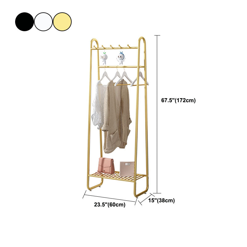 Glam ingresso albero in metallo indipendente 5 o più albero di sala con scaffalature