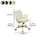 Contemporary Arm Chair Fixed Arms Adjustable Seat Height Leather Office Chair Clearhalo 'furn' 'furn_office_chair' 'Furniture' 'Office Chairs' 'Office Furniture' 'office_chair' 5905008