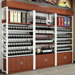 Industrial Floor Wine Rack Manufactured Wood Wine Jail with Shelf Clearhalo 'furn' 'furn_wine_racks' 'Furniture' 'Kitchen & Dining Furniture' 'Wine Racks' 'wine_racks' 5905119