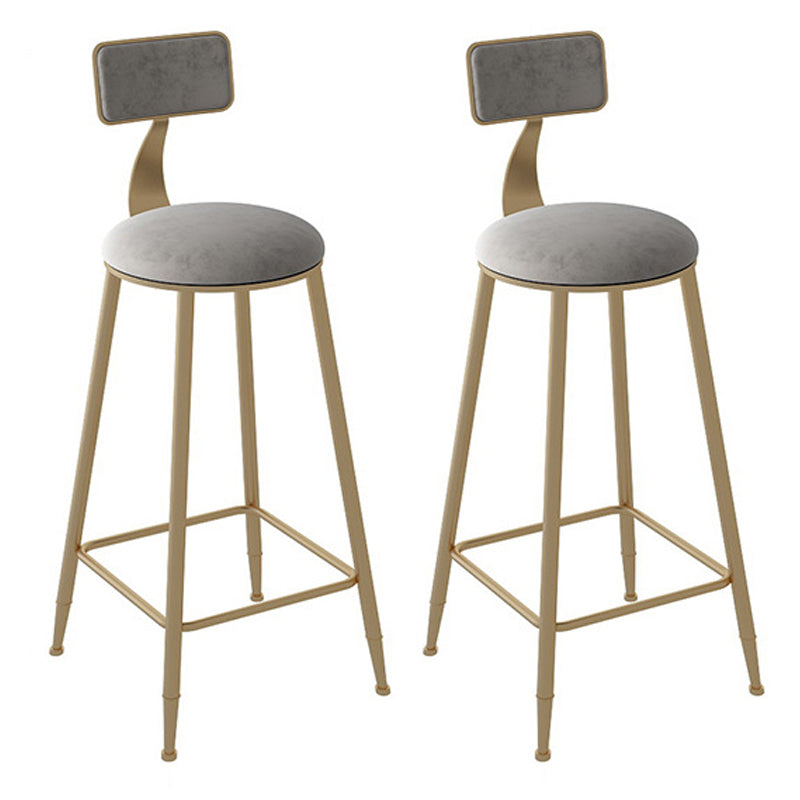 1/2/3 Pieces Modern Rectangular Pub Table Set Sintered Stone Top Counter Table Set Gold 30"H Stools (Set of 2) Clearhalo 'Bar Furniture' 'furn' 'furn_home_bar_bar_sets' 'Furniture' 'Home Bars & Bar Sets' 'home_bar_bar_sets' 'Kitchen & Dining Furniture' 5905270