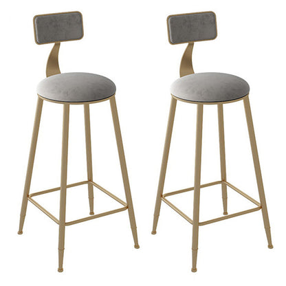 1/2/3 Pieces Modern Rectangular Pub Table Set Sintered Stone Top Counter Table Set Gold 30"H Stools (Set of 2) Clearhalo 'Bar Furniture' 'furn' 'furn_home_bar_bar_sets' 'Furniture' 'Home Bars & Bar Sets' 'home_bar_bar_sets' 'Kitchen & Dining Furniture' 5905270