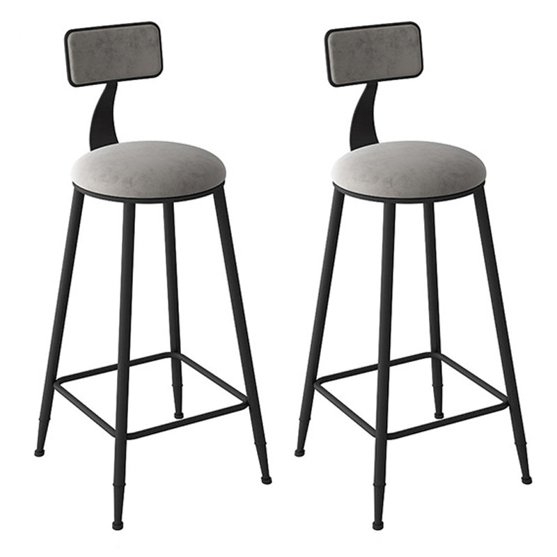 1/2/3 Pieces Modern Rectangular Pub Table Set Sintered Stone Top Counter Table Set Black 30"H Stools (Set of 2) Clearhalo 'Bar Furniture' 'furn' 'furn_home_bar_bar_sets' 'Furniture' 'Home Bars & Bar Sets' 'home_bar_bar_sets' 'Kitchen & Dining Furniture' 5905271
