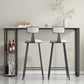 1/2/3 Pieces Modern Rectangular Pub Table Set Sintered Stone Top Counter Table Set Clearhalo 'Bar Furniture' 'furn' 'furn_home_bar_bar_sets' 'Furniture' 'Home Bars & Bar Sets' 'home_bar_bar_sets' 'Kitchen & Dining Furniture' 5905275