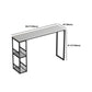1/2/3 Pieces Modern Rectangular Pub Table Set Sintered Stone Top Counter Table Set Clearhalo 'Bar Furniture' 'furn' 'furn_home_bar_bar_sets' 'Furniture' 'Home Bars & Bar Sets' 'home_bar_bar_sets' 'Kitchen & Dining Furniture' 5905281