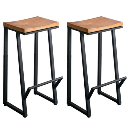 Conjunto moderno de barra de madera maciza, cafetería, juego de mesa y taburete rectangulares de 1/2/7 piezas