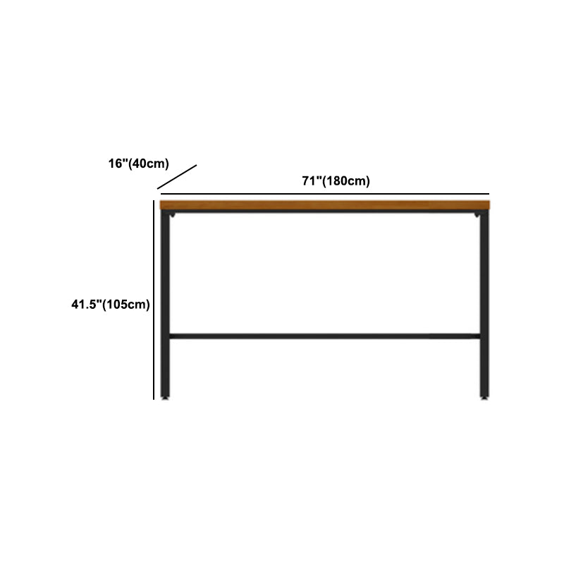 Conjunto moderno de barra de madera maciza, cafetería, juego de mesa y taburete rectangulares de 1/2/7 piezas